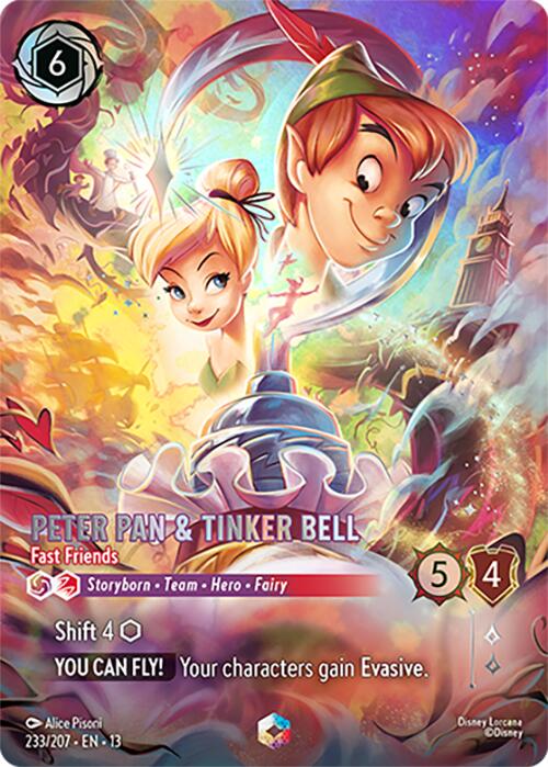 Peter Pan & Tinker Bell - Fast Friends (Enchanted) (233/204) [Attack of the Vine!] | Devastation Store