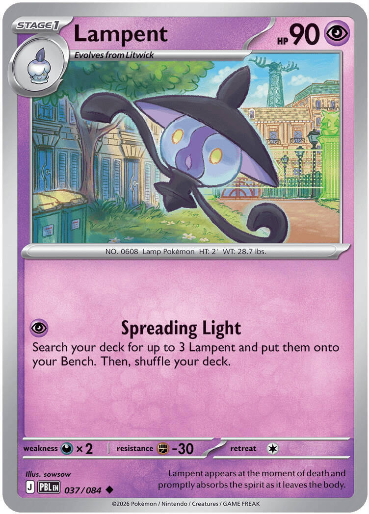 Lampent (037/084) [Mega Evolution: Pitch Black] | Devastation Store