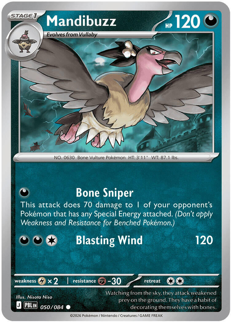 Mandibuzz (050/084) [Mega Evolution: Pitch Black] | Devastation Store