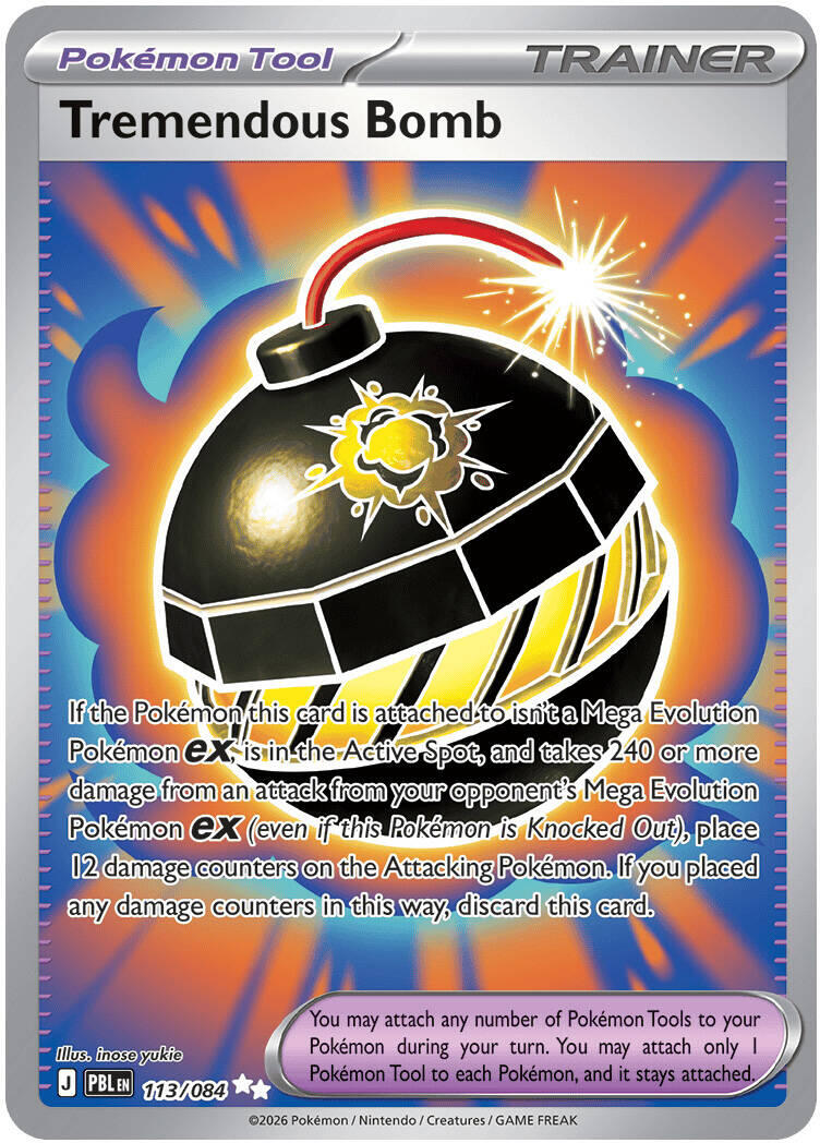 Tremendous Bomb (113/084) [Mega Evolution: Pitch Black] | Devastation Store