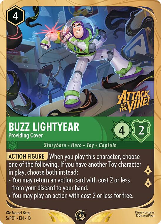 Buzz Lightyear - Providing Cover (5) [Promo Cards] | Devastation Store