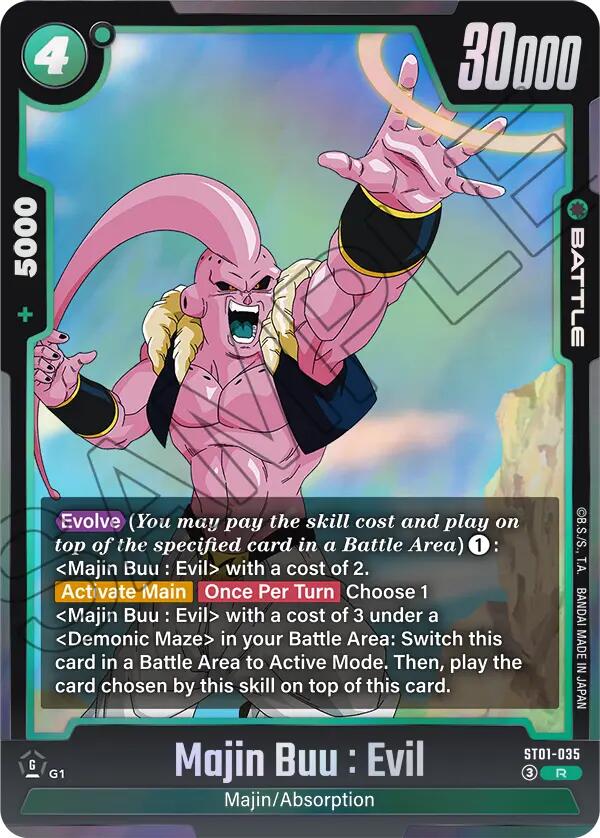 Majin Buu : Evil (ST01-035) [Story Booster 01] | Devastation Store