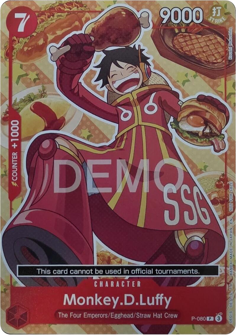 Monkey.D.Luffy (P-080) [One Piece Demo Deck Cards] | Devastation Store