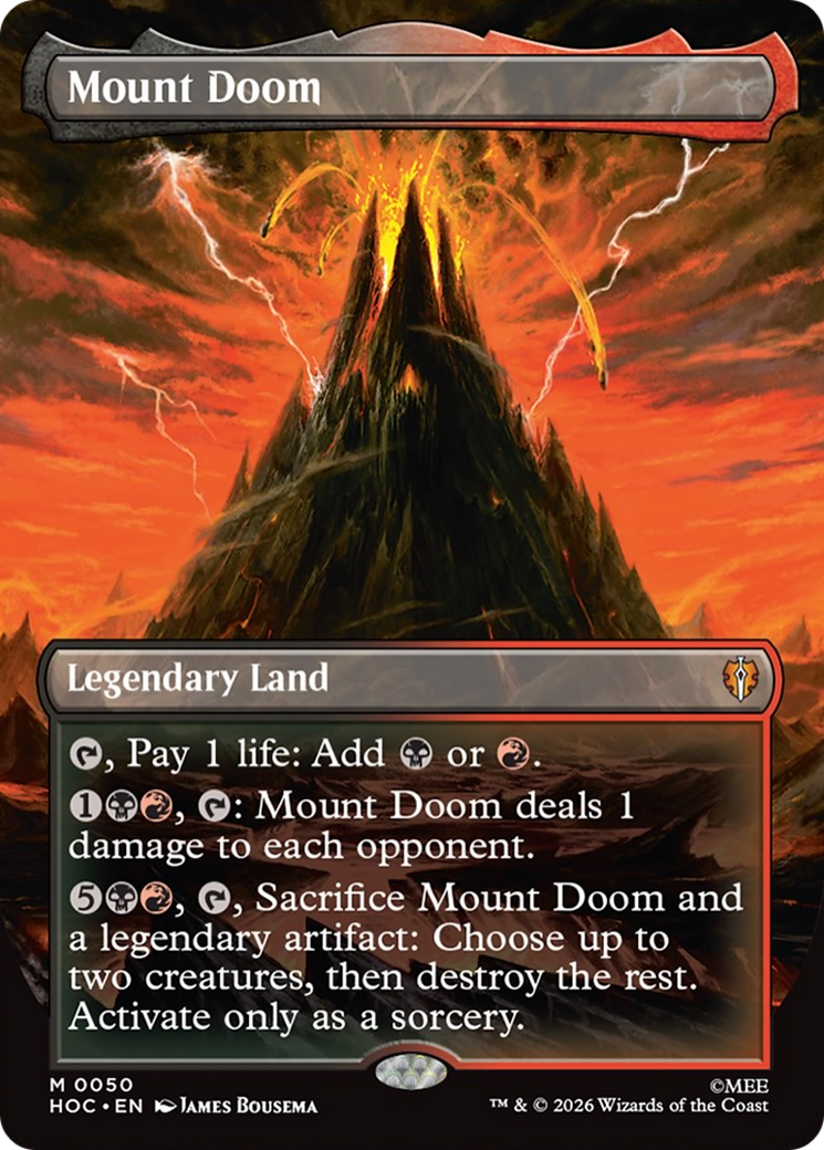 Mount Doom (Borderless) [The Hobbit: Eternal-Legal] | Devastation Store