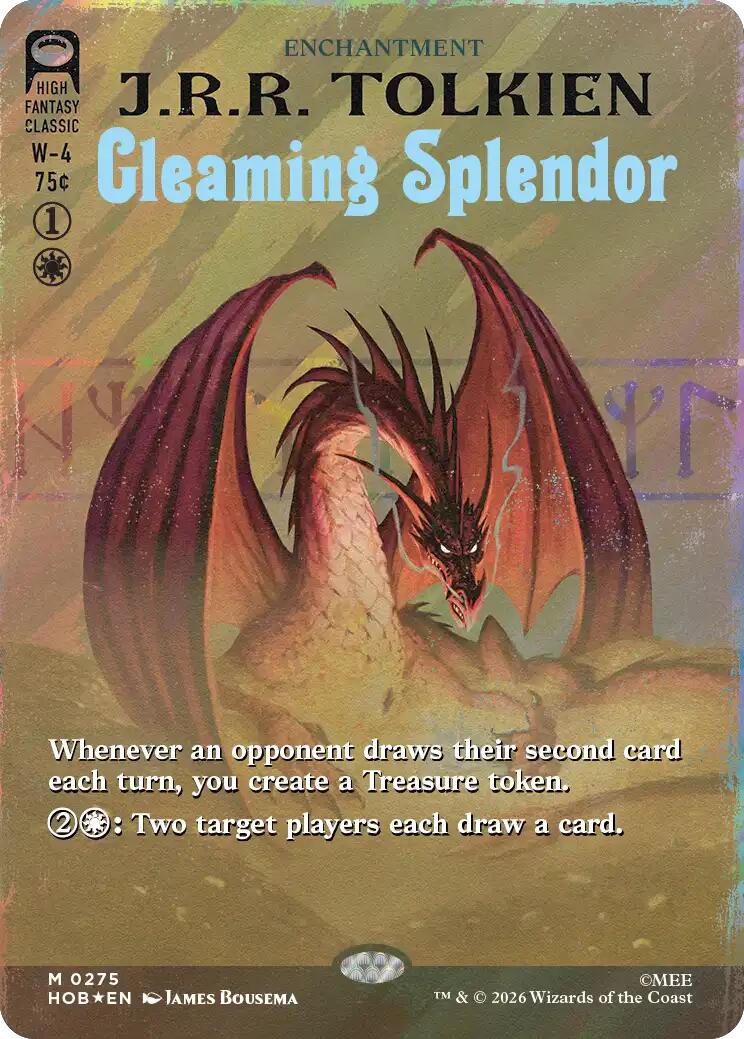 Gleaming Splendor (Borderless) (Surge Foil) [The Hobbit] | Devastation Store