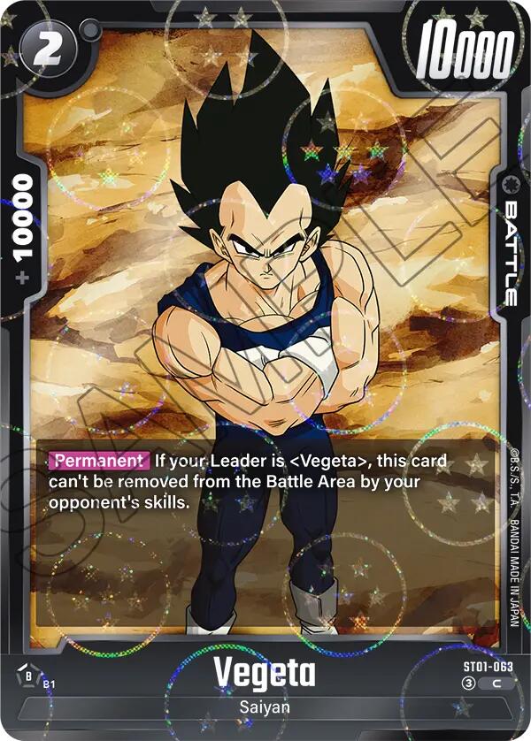 Vegeta (ST01-063) (Dragon Ball Pattern) [Story Booster 01] | Devastation Store