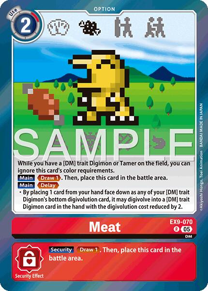 Meat [EX9-070] [Limited Card Pack -Final Crest-] | Devastation Store