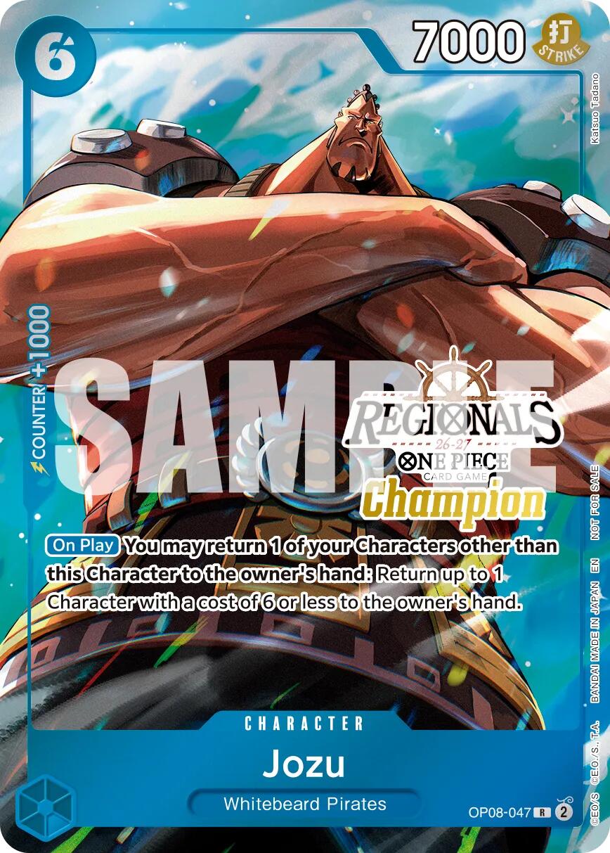 Jozu (Regionals Champion Card Set 26-27 Vol.2) [One Piece Promotion Cards] | Devastation Store