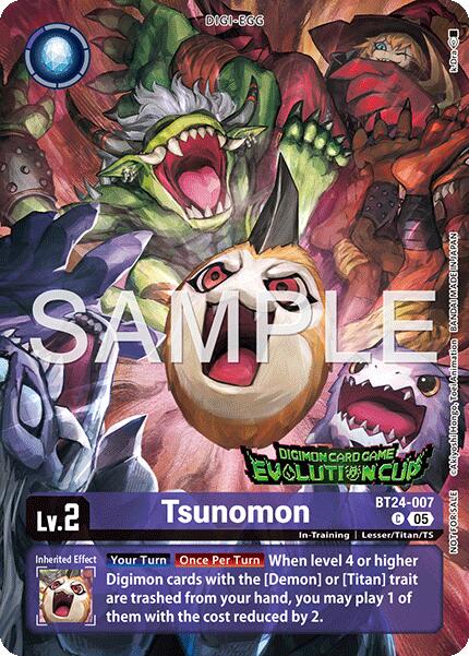 Tsunomon [BT24-007] (Evolution Cup 2026 Vol. 3) [Time Stranger] | Devastation Store