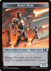 Robot Hero // Villain Double-Sided Token [Marvel Super Heroes Commander Tokens] | Devastation Store