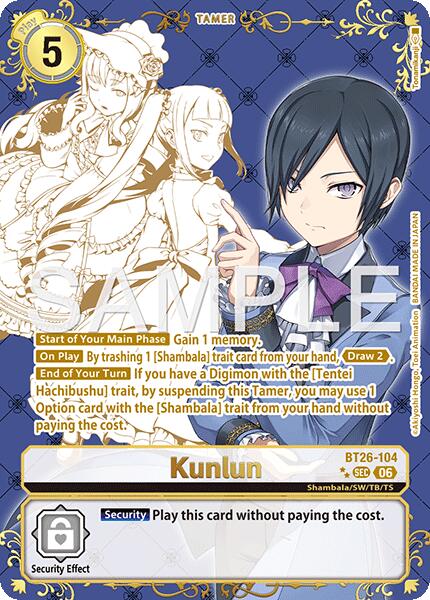 Kunlun [BT26-104] (Rare Pull) [Timeless Bonds] | Devastation Store