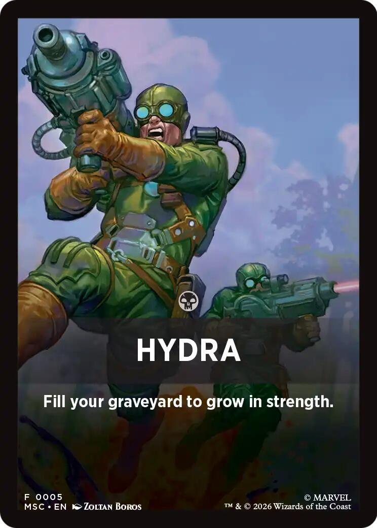 Hydra Theme Card (0005) [Marvel Super Heroes Commander] | Devastation Store