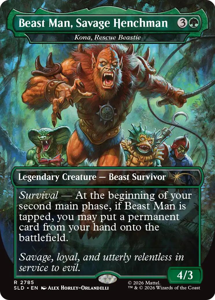 Beast Man, Savage Henchman - Kona, Rescue Beastie [Secret Lair Drop Series] | Devastation Store