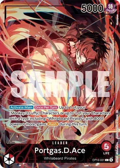 Portgas.D.Ace (Official Playmat - Flame-Flame Fruit Coliseum Edition) [One Piece Promotion Cards] | Devastation Store