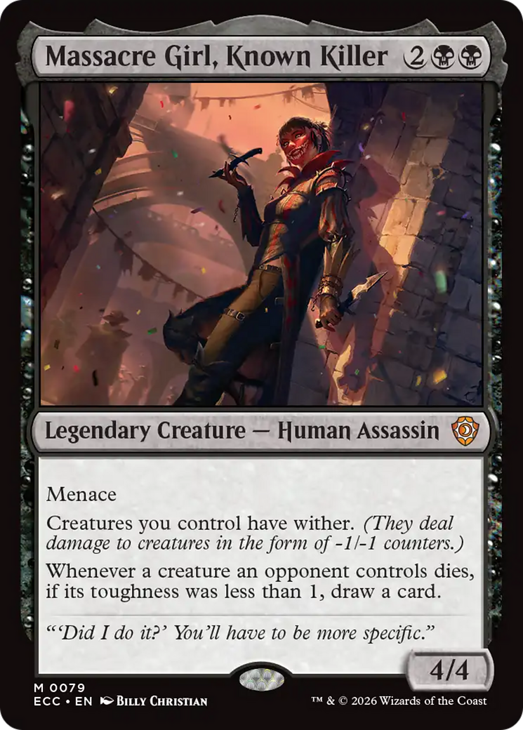 Massacre Girl, Known Killer [Lorwyn Eclipsed Commander] | Devastation Store