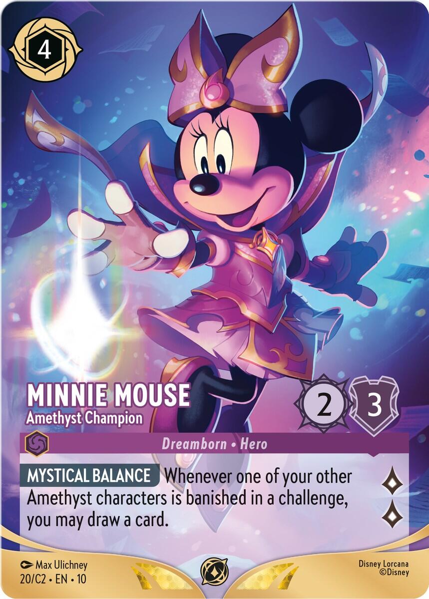 Minnie Mouse - Amethyst Champion (20) [Promo Cards] | Devastation Store