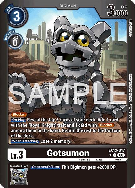Gotsumon [EX13-047] (Limited Foil) [Chivalrous XIII] | Devastation Store
