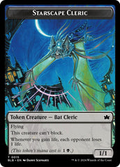 Starscape Cleric // Clue Double-Sided Token [Secrets of Strixhaven Tokens] | Devastation Store
