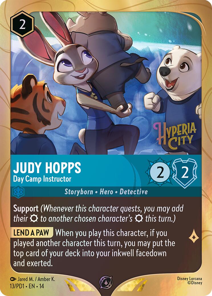 Judy Hopps - Day Camp Instructor (13) [Promo Cards] | Devastation Store