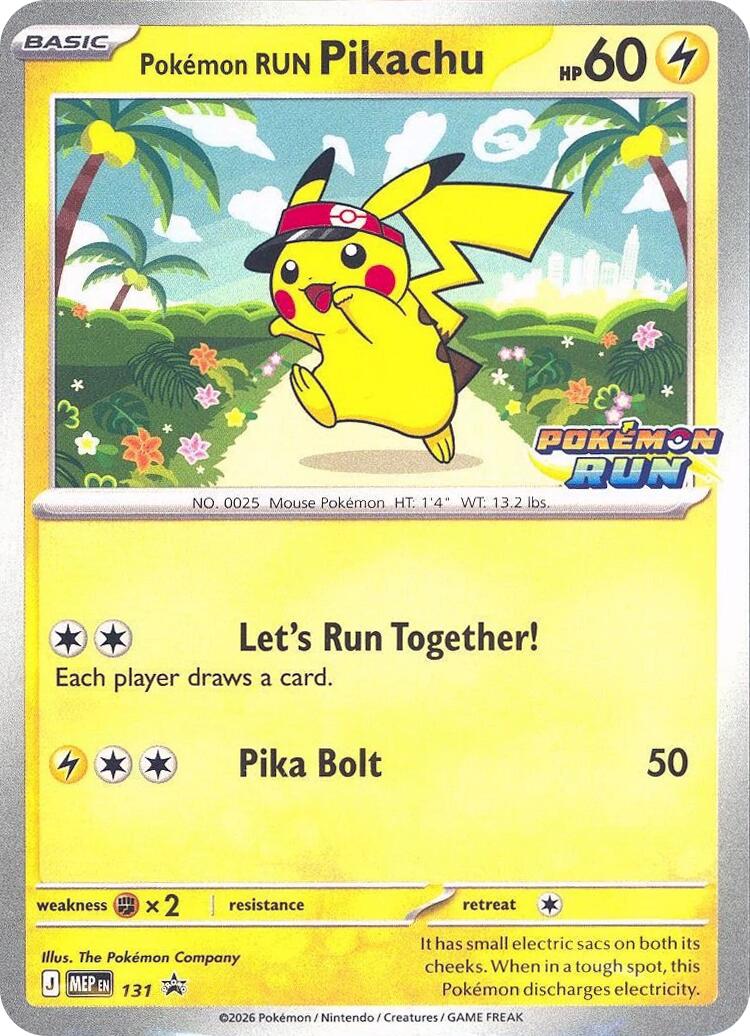 Pokemon Run Pikachu (131) [Miscellaneous Cards] | Devastation Store