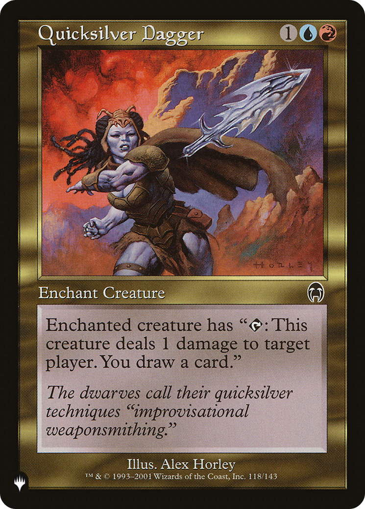 Quicksilver Dagger [The List Reprints] | Devastation Store