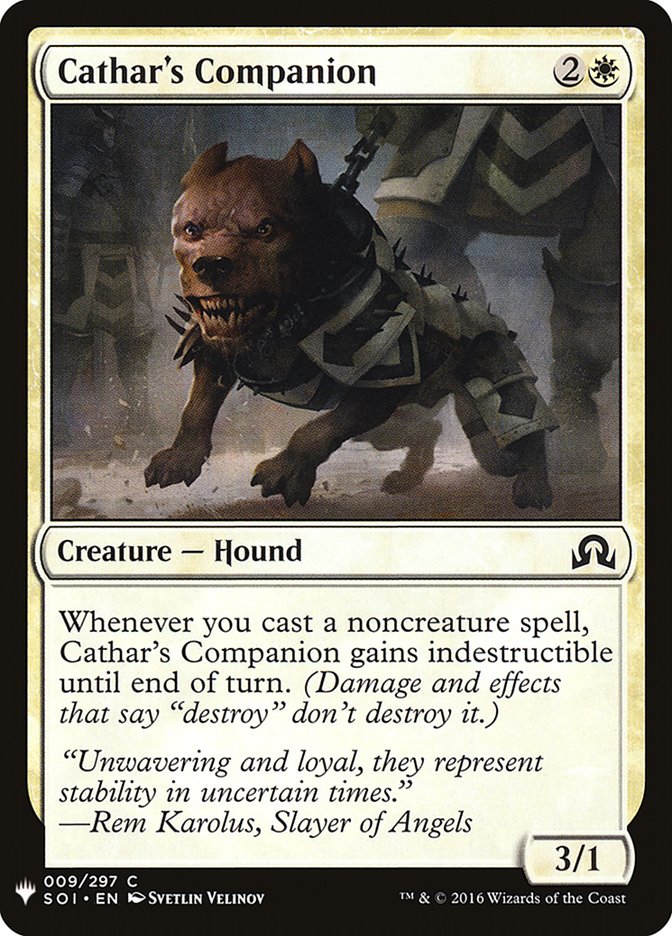 Cathar's Companion [Mystery Booster] | Devastation Store