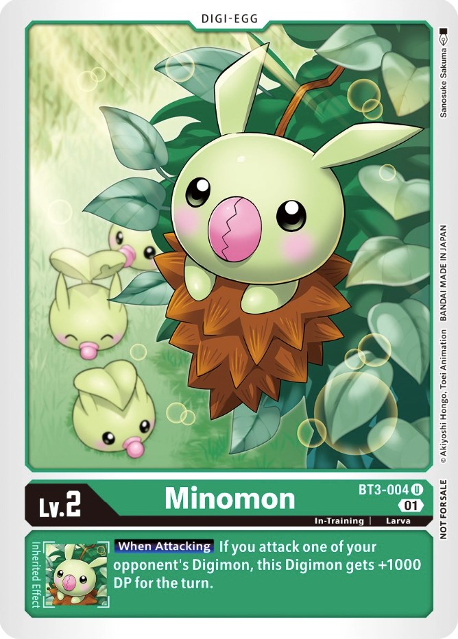 Minomon [BT3-004] (Winner Pack X Record) [Release Special Booster Promos] | Devastation Store