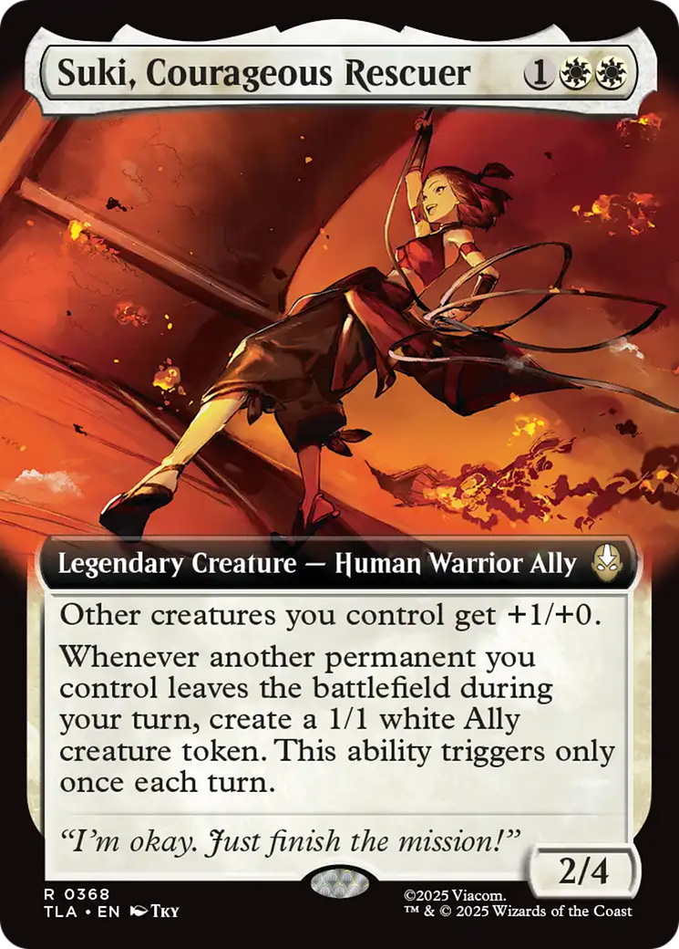 Suki, Courageous Rescuer (Extended Art) [Avatar: The Last Airbender] | Devastation Store