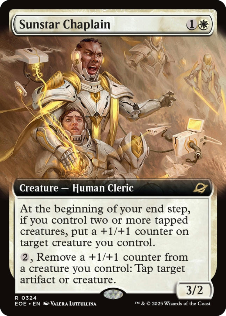 Sunstar Chaplain (Extended Art) [Edge of Eternities] | Devastation Store