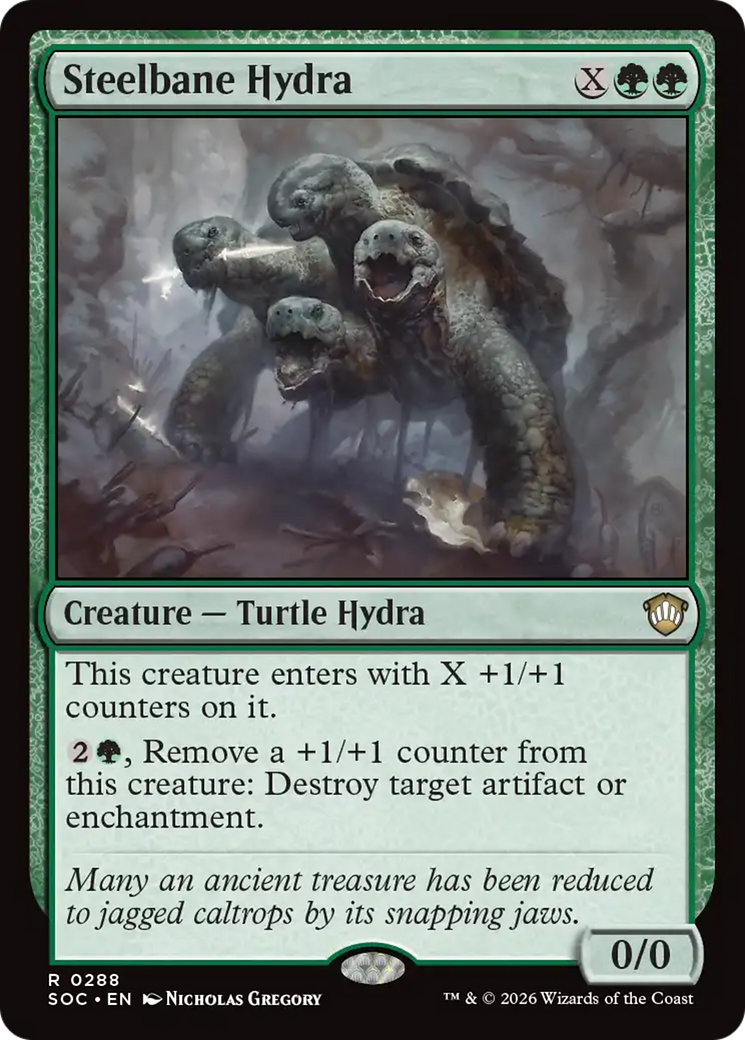 Steelbane Hydra [Secrets of Strixhaven Commander] | Devastation Store