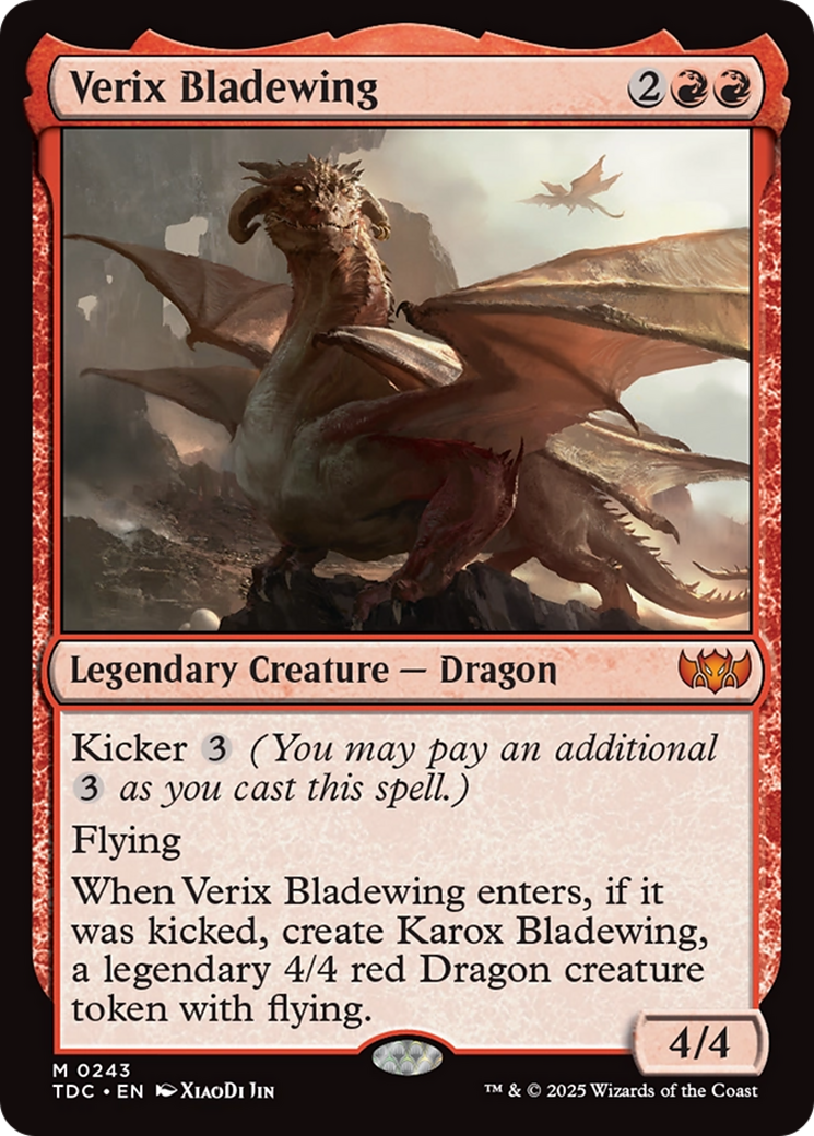 Verix Bladewing [Tarkir: Dragonstorm Commander] | Devastation Store