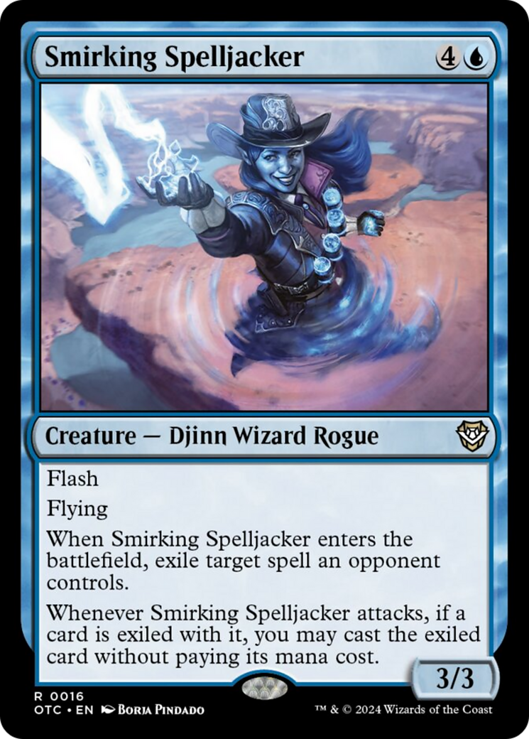 Smirking Spelljacker [Outlaws of Thunder Junction Commander] | Devastation Store