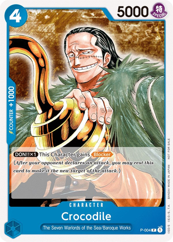Crocodile (Promotion Pack 2022) [One Piece Promotion Cards] | Devastation Store