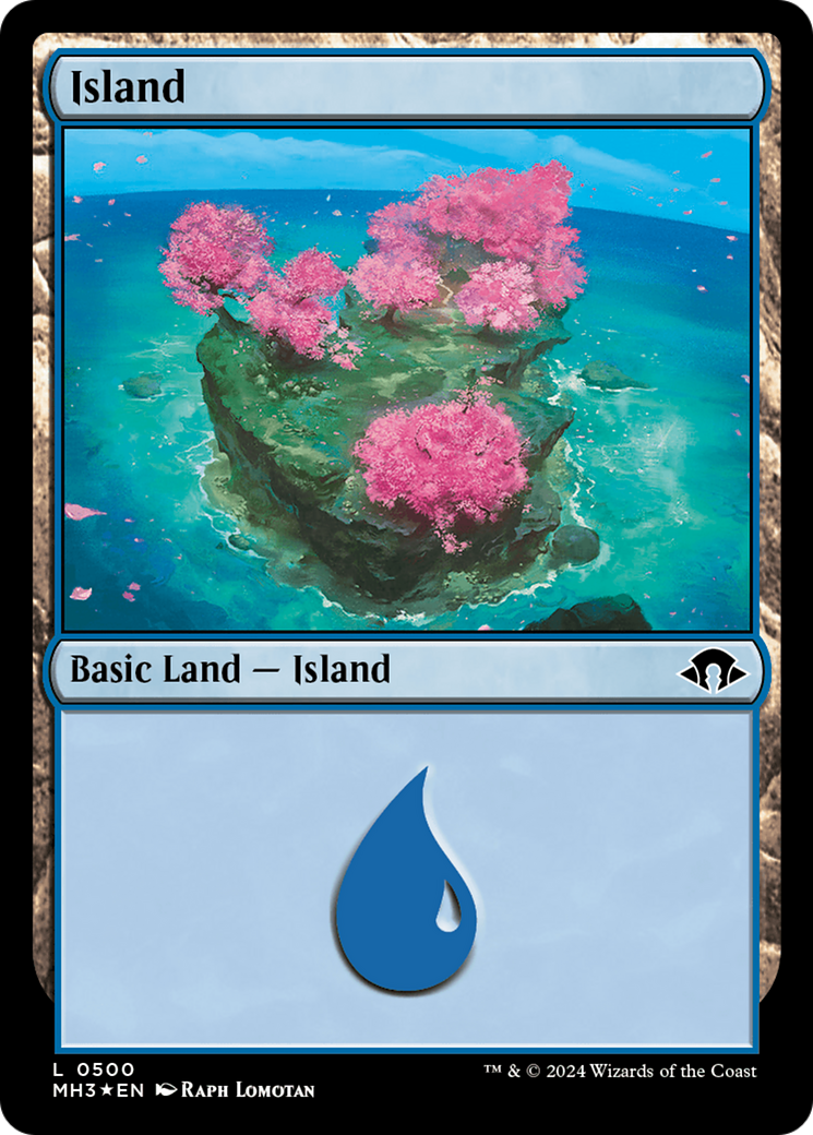 Island (0500) (Ripple Foil) [Modern Horizons 3] | Devastation Store