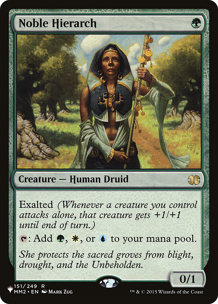 Noble Hierarch [The List Reprints] | Devastation Store