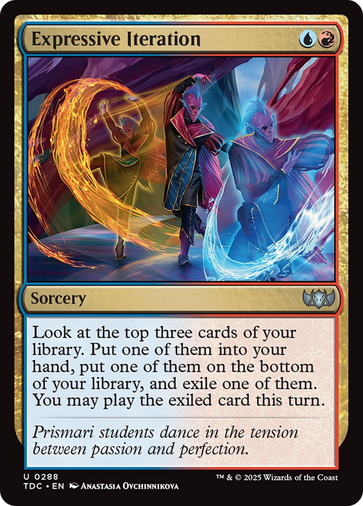 Expressive Iteration [Tarkir: Dragonstorm Commander] | Devastation Store