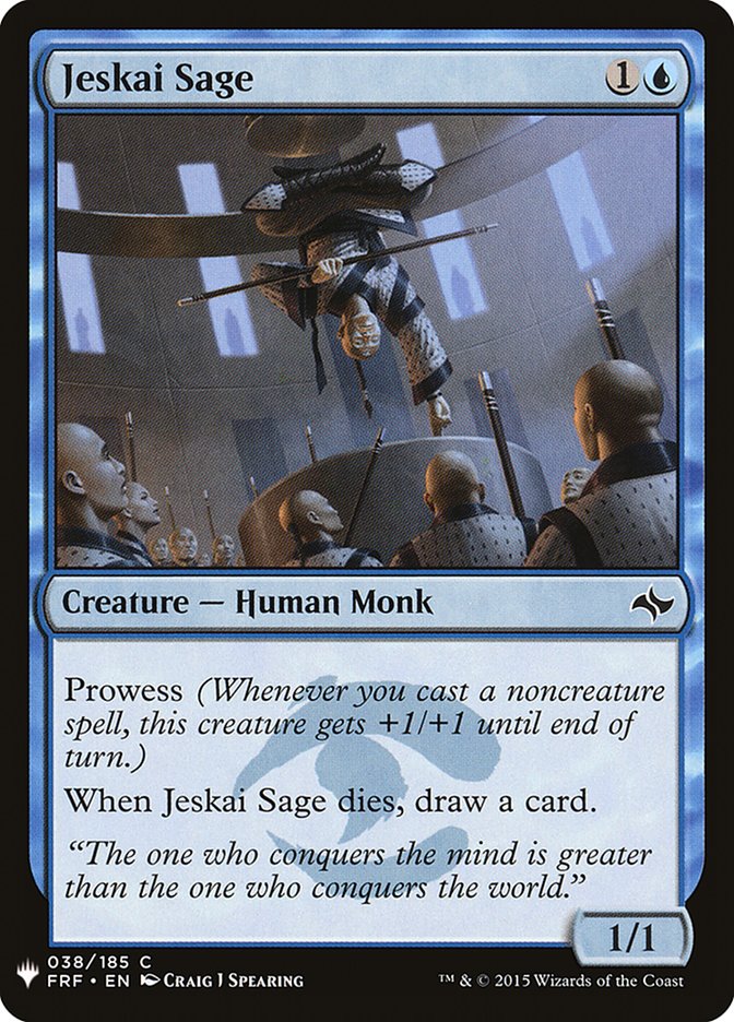 Jeskai Sage [Mystery Booster] | Devastation Store