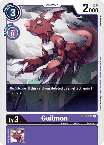 Guilmon [BT5-071] [Battle of Omni] | Devastation Store