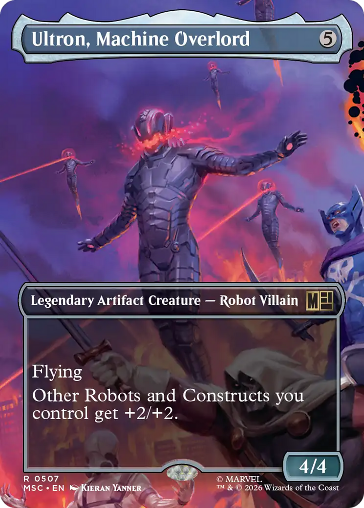 Ultron, Machine Overlord (Borderless) [Marvel Super Heroes Commander] | Devastation Store