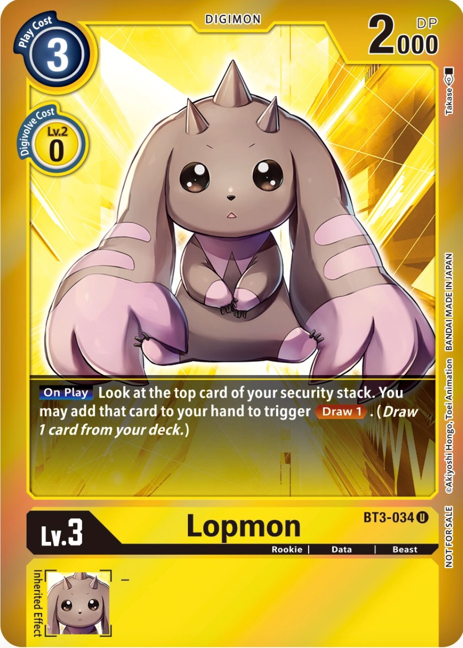 Lopmon [BT3-034] (Event Pack 4) [Release Special Booster Promos] | Devastation Store