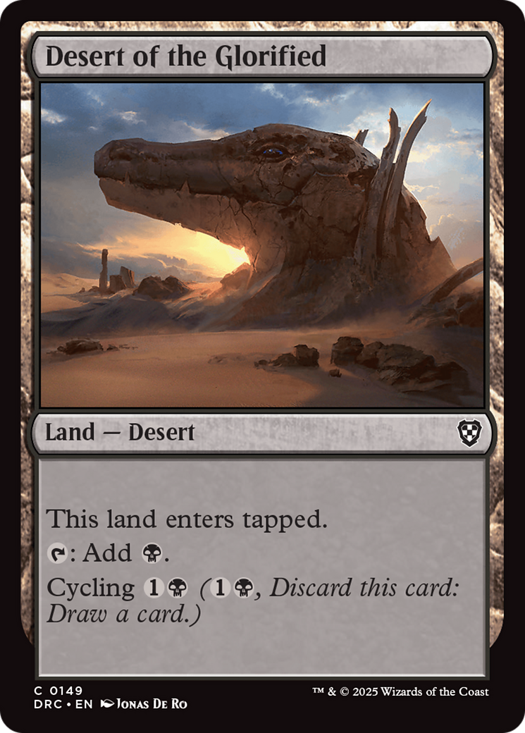 Desert of the Glorified [Aetherdrift Commander] | Devastation Store