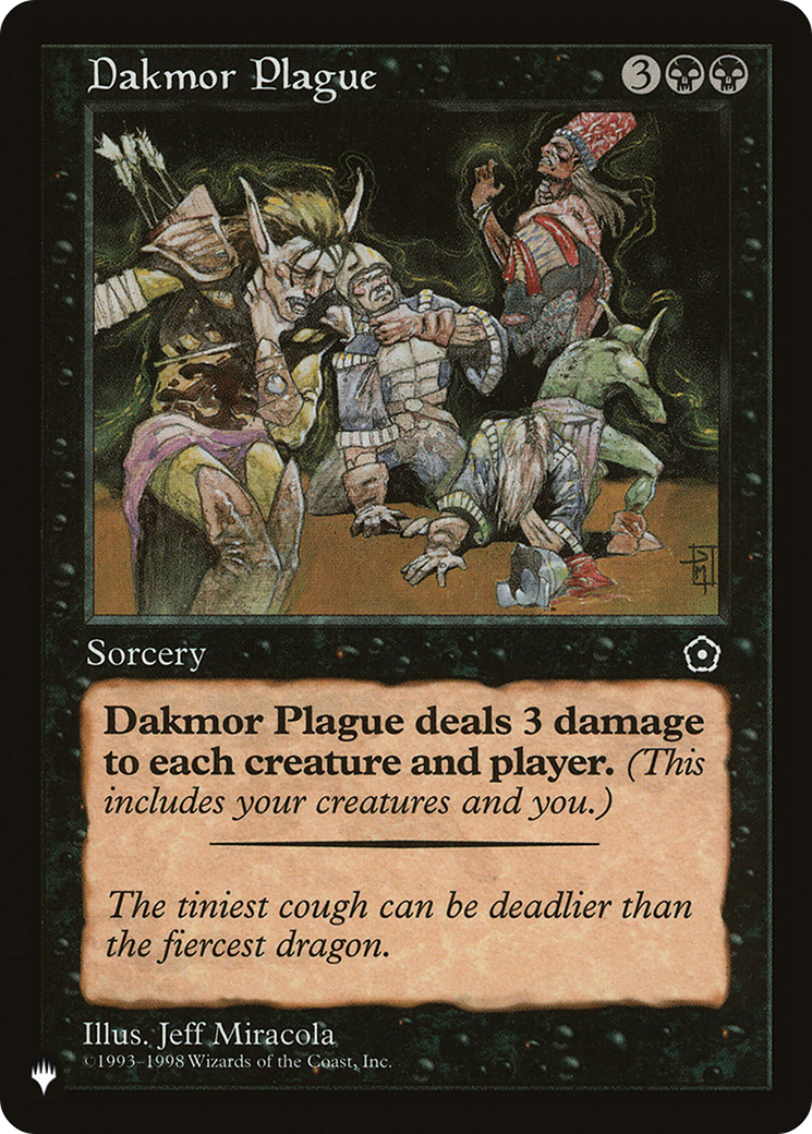 Dakmor Plague [The List Reprints] | Devastation Store