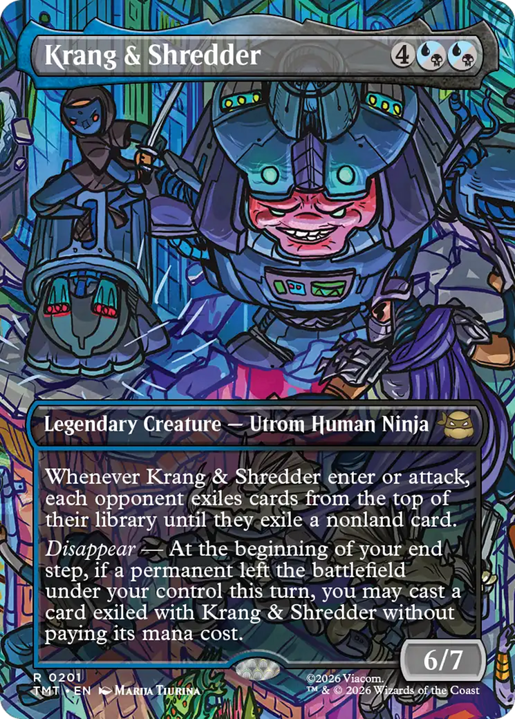 Krang & Shredder (Borderless) [Teenage Mutant Ninja Turtles] | Devastation Store