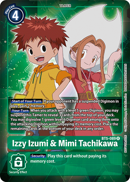 Izzy Izumi & Mimi Tachikawa [BT5-089] (Buy-A-Box Promo) [Battle of Omni] | Devastation Store