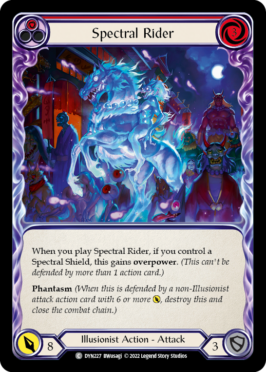 Spectral Rider (Red) [DYN227] (Dynasty) | Devastation Store