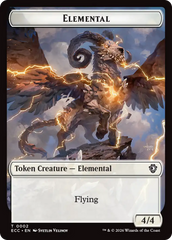 Elemental (0002) // Elemental (0009) Double-Sided Token [Lorwyn Eclipsed Tokens] | Devastation Store