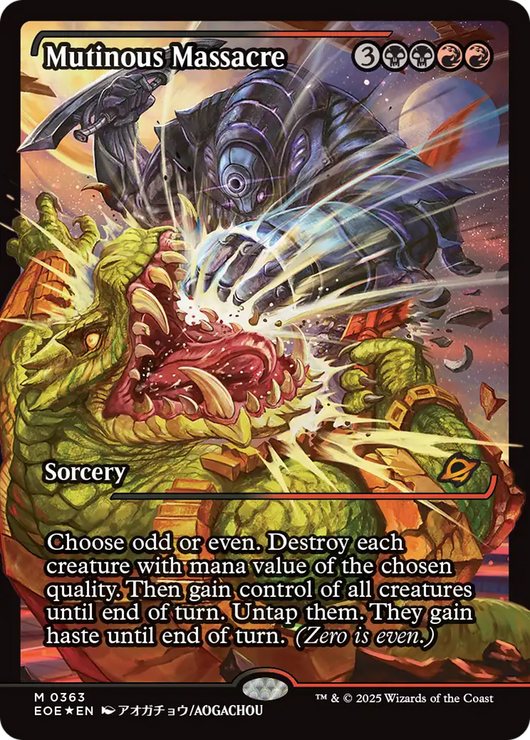 Mutinous Massacre (Showcase) [Edge of Eternities] | Devastation Store