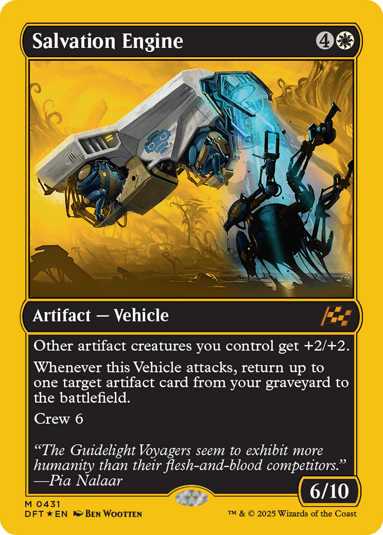 Salvation Engine (First-Place Foil) [Aetherdrift] | Devastation Store