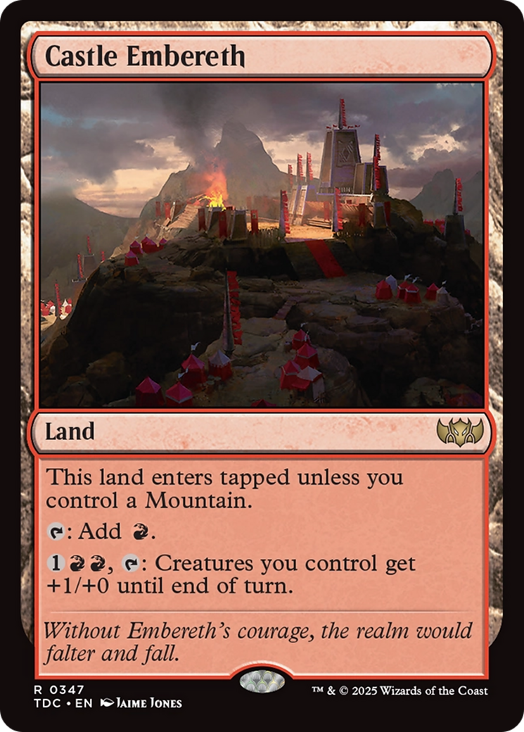Castle Embereth [Tarkir: Dragonstorm Commander] | Devastation Store
