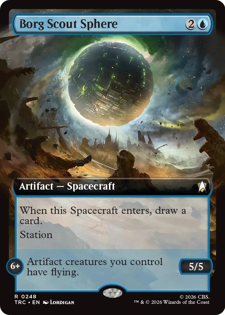 Borg Scout Sphere (Extended Art) [Star Trek Commander] | Devastation Store